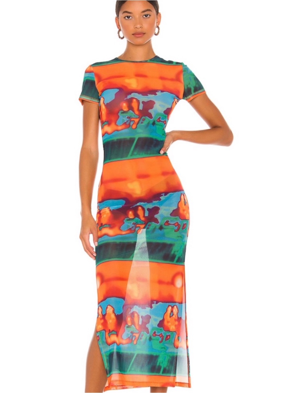 Miaou Billie Dress In Thermal